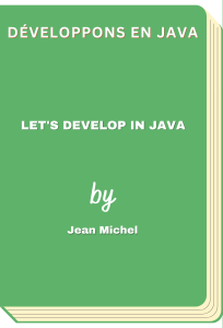 Développons en Java - Let&#039;s develop in Java (Jean Michel)