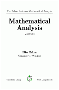 Mathematical Analysis I (Elias Zakon)