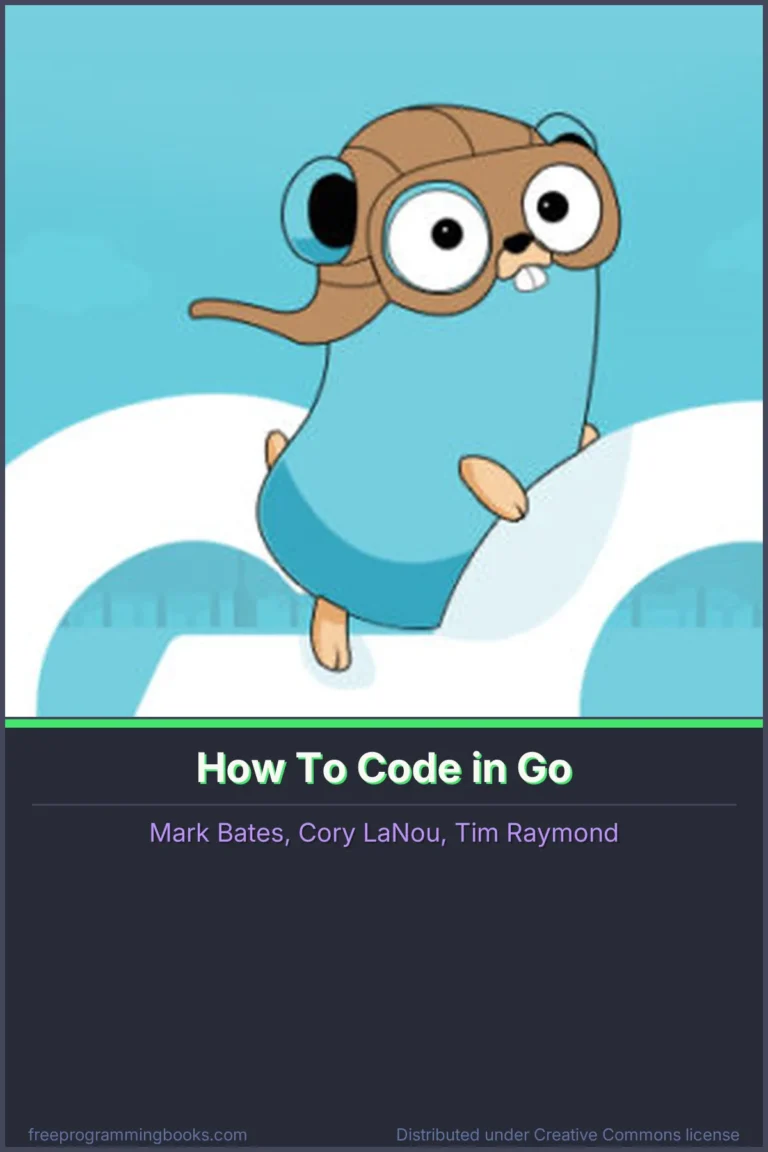 How To Code in Go book cover