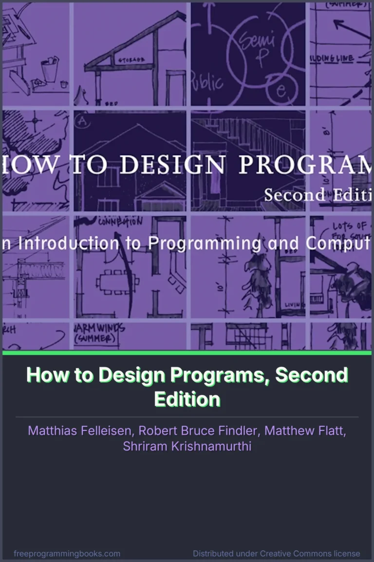How to Design Programs, Second Edition book cover