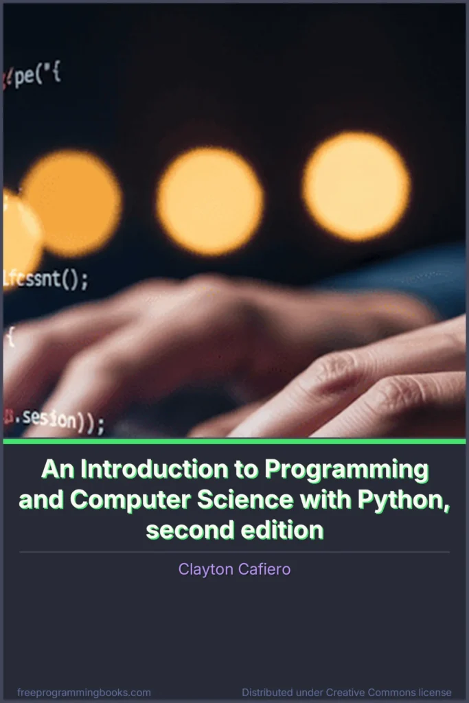 An Introduction to Programming and Computer Science with Python, second edition book cover