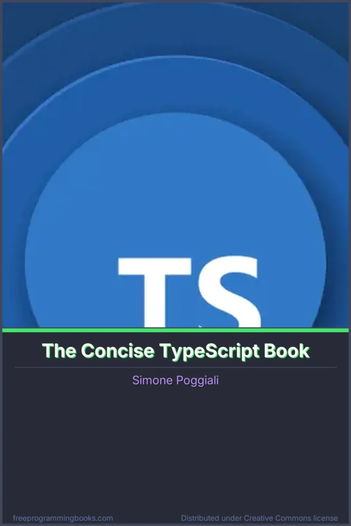 The Concise TypeScript Book book cover