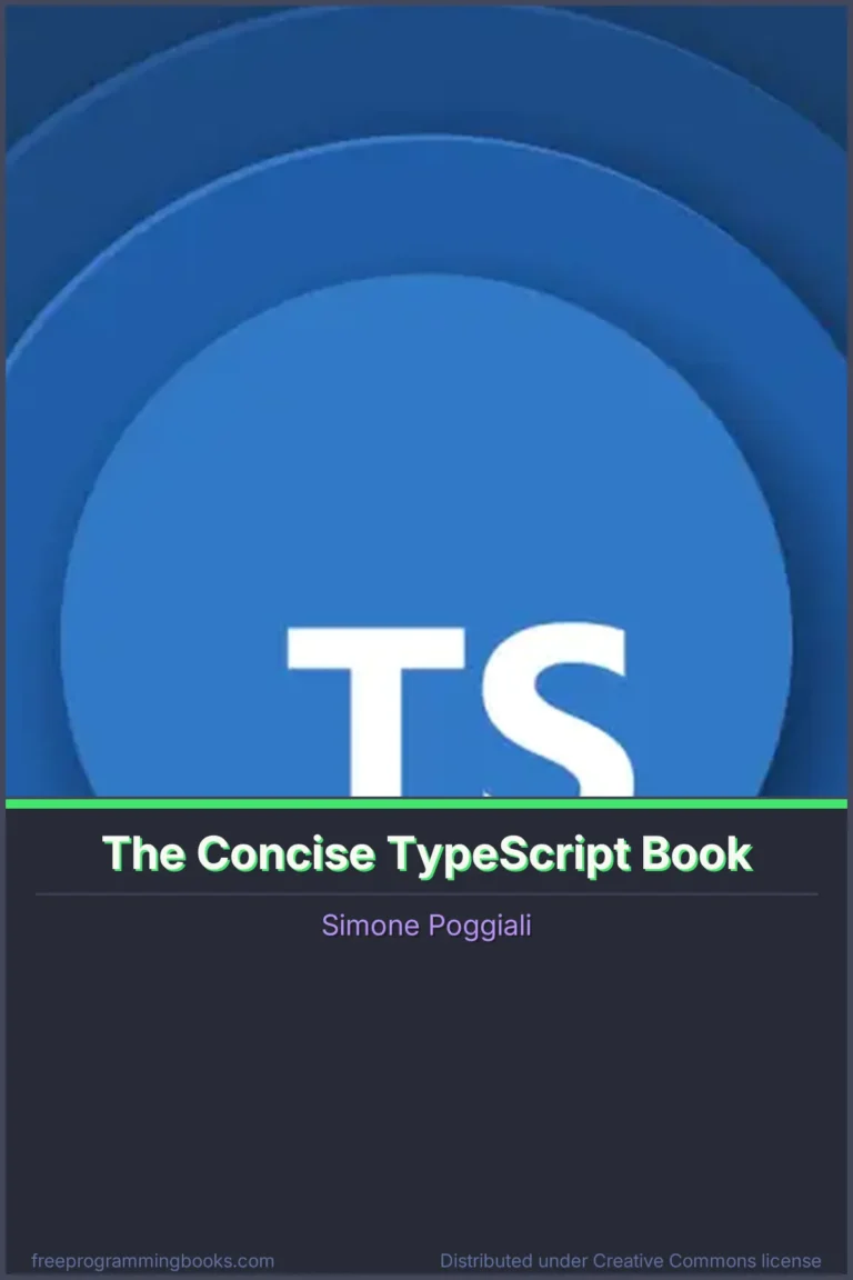 The Concise TypeScript Book book cover