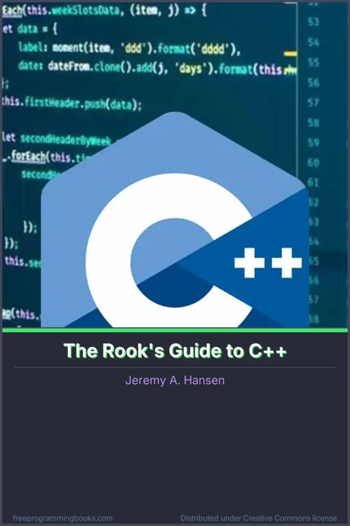 The Rook's Guide to C++ book cover