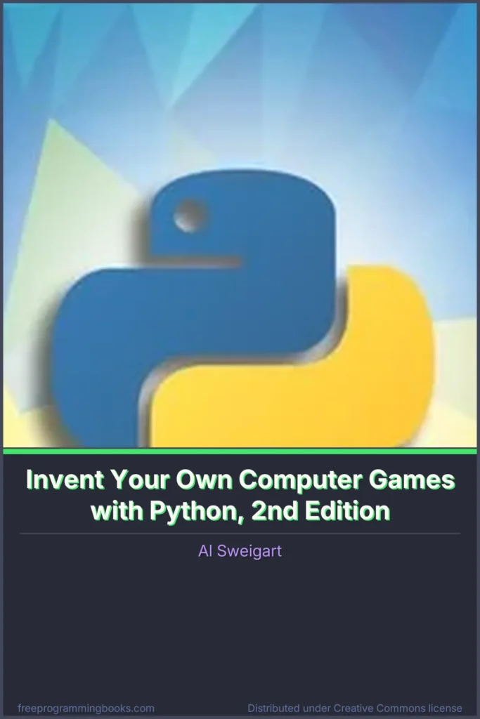 Invent Your Own Computer Games with Python book cover