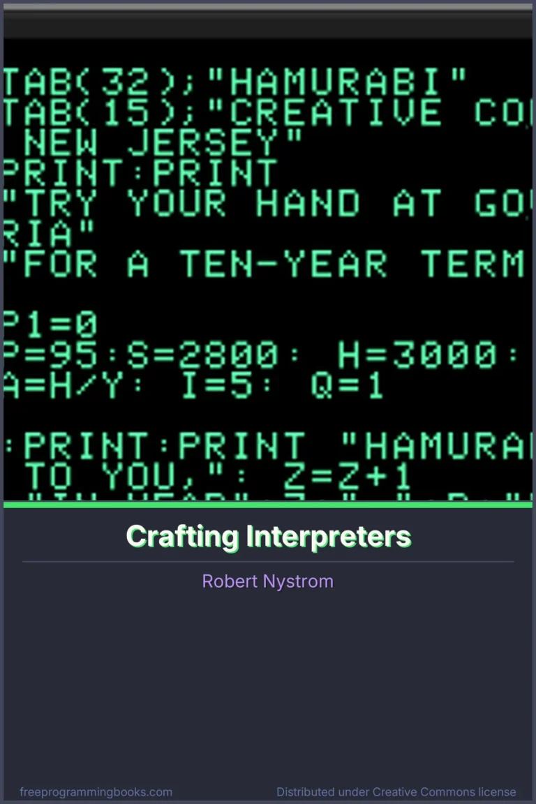 Crafting Interpreters book cover