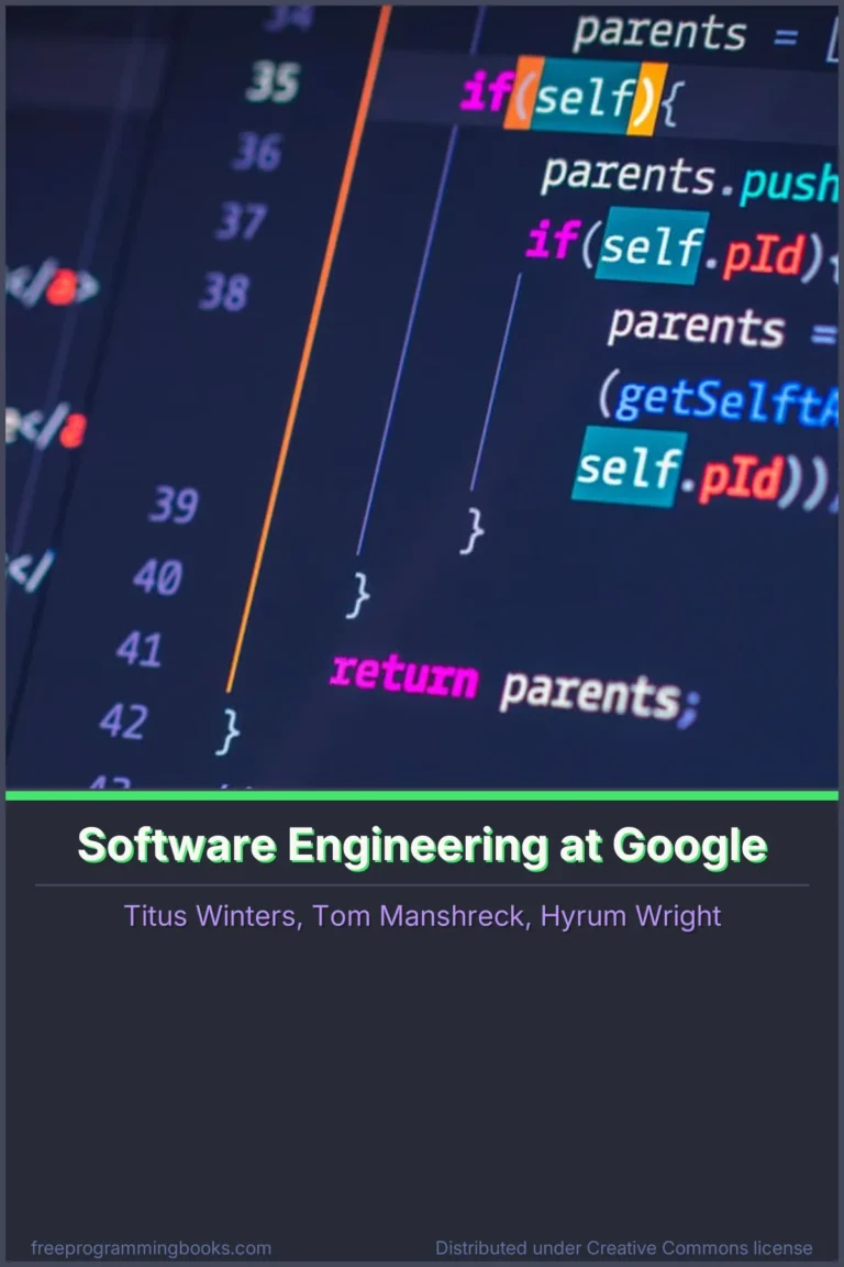 Software Engineering at Google book cover