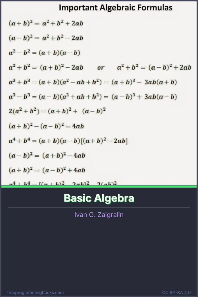 Basic Algebra book cover