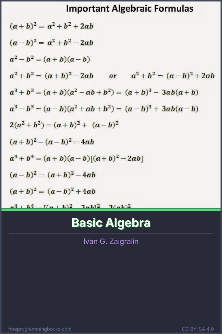 Basic Algebra book cover